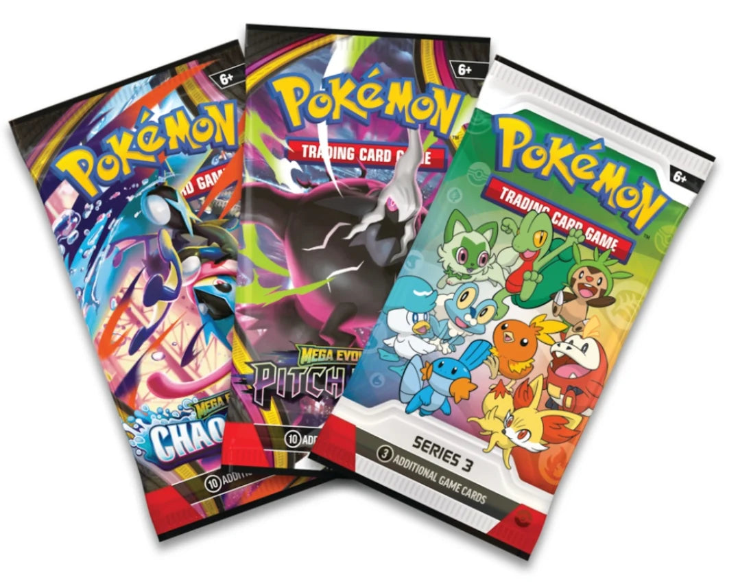 Pokemon TCG: First Partner Illustration Collection Series 3 Pre-Order | 3 Promo Cards + 2 Booster Packs | Release Date 08/07/2026