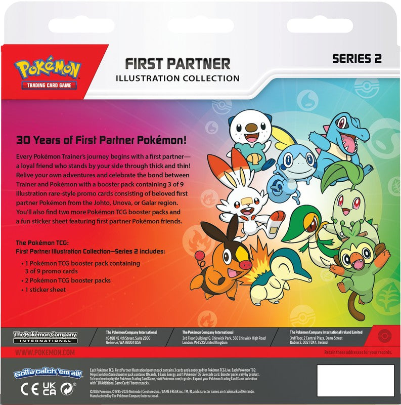 Pokémon TCG First Partner Illustration Collection Series 2 – Pre-Order | Limited Release