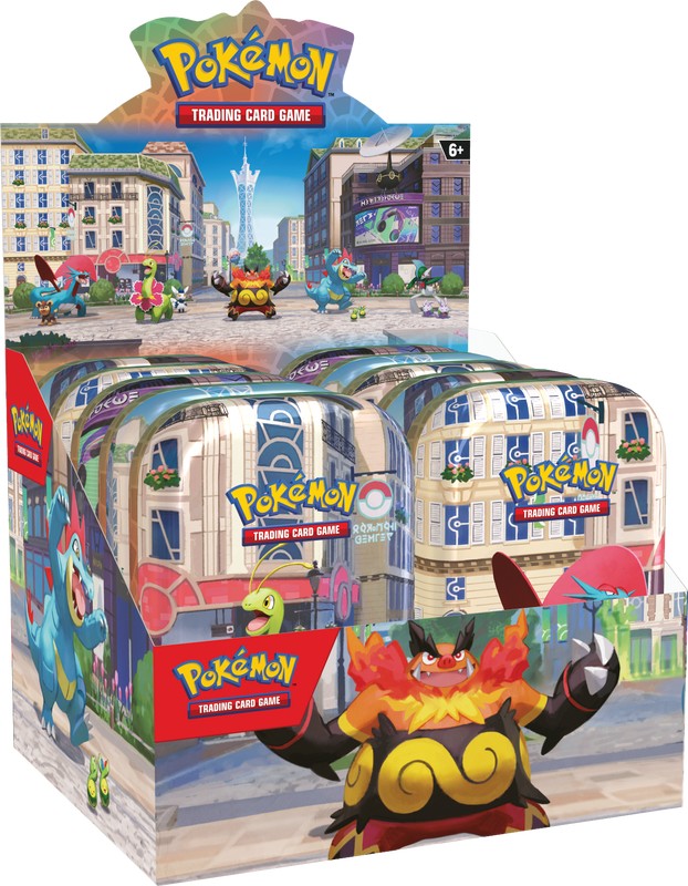 Pokémon Luminous City Mini Tin (Release Date: June 5, 2026) – Sealed TCG Mini Tin | Random Design